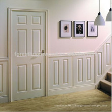 Современный современный стиль полый сердечник твердого ядра Белый интерьер деревянной двери